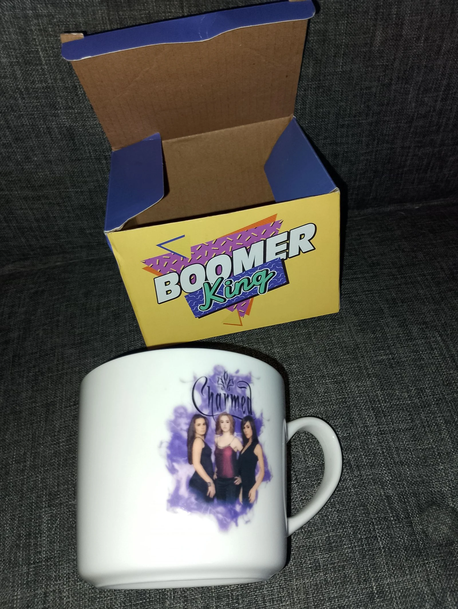 Mug Charmed blanc avec boîte Boomer King neuf